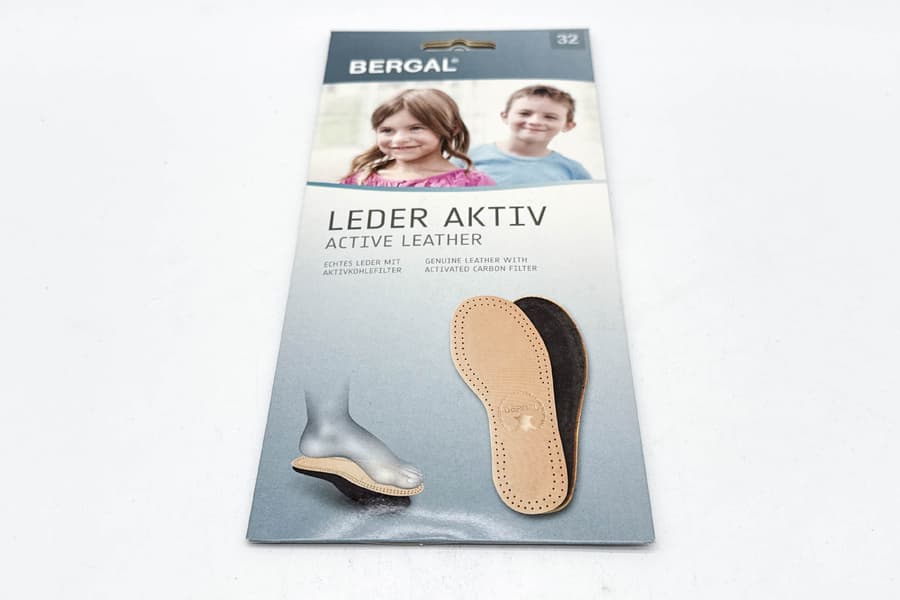 5 Paar Kinder Schuheinlagen Bergal, Gr. 32